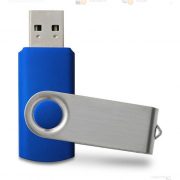 USB flash drive albastru 180x180 Gravura Mecanica  